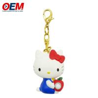 Cat Cute Hello Kitty llavero Melodía 3D dibujos animados llavero