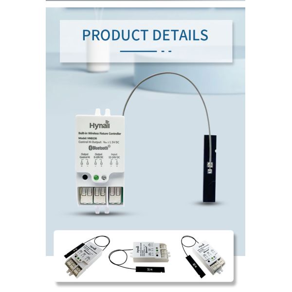 HNB136 App Control Silvair Bluetooth Датчик движения Встроенный преобразователь 0 - 10 В
