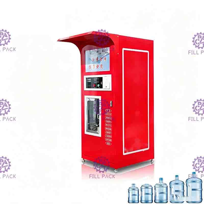 Coin And Bill Purified Water Bottle Vending Machine 10L/Min 550W 0.5MPA
