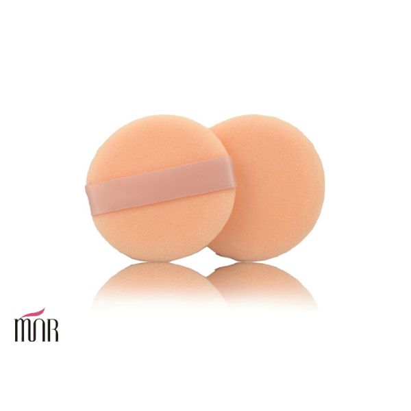 Beautiful Cosmetic Powder Puff Makeup , Round White Face Powder Makeup Sponges