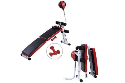 Multifunctional Foldable Odm Sit Up Bench Workouts Training Board With Speed Boxing Ball