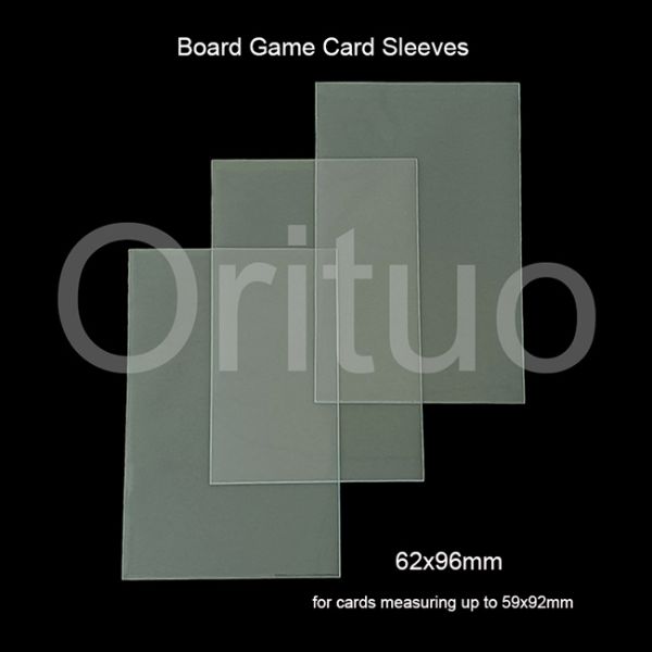 Clear 62x96mm Board Game Sleeves / Gamegenic Card Sleeves Size