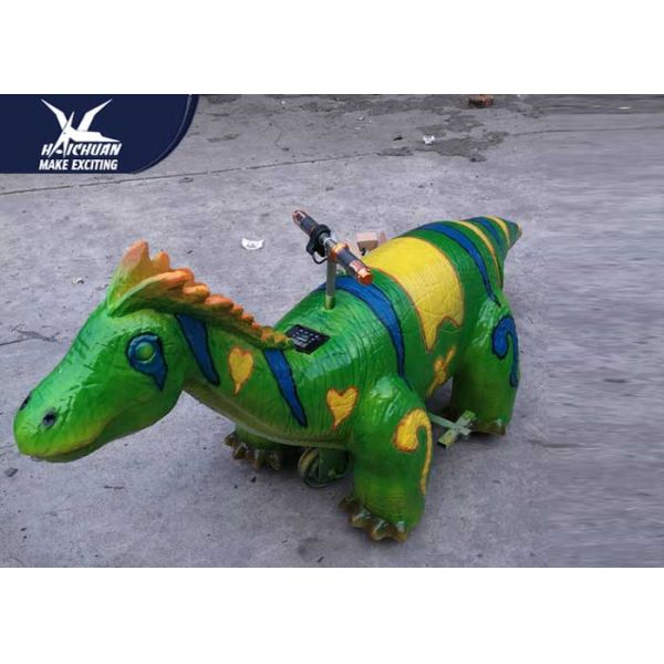 Coin Operated Motorized Animal Scooters Shopping Mall Decoration Dinosaur Bones