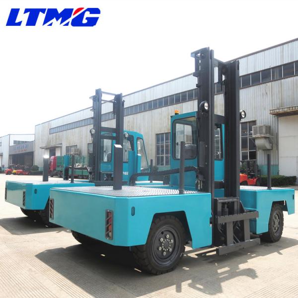 LTMG Electric Side Loader Forklift Truck 3 Ton Wtih 4.8m Mast 500mm Load Centerside lift fork truck