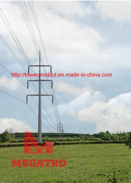 400KV double circuit baseline monopole