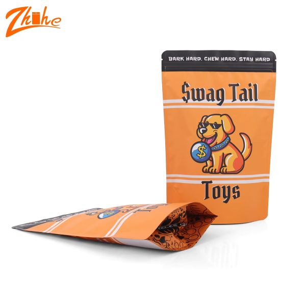 Pad Printing Zhihe Stand up Pouch Moisture Proof PE Mylar Bags 1kg-20kg for Cat Litter Dog Food and Jelly Packaging
