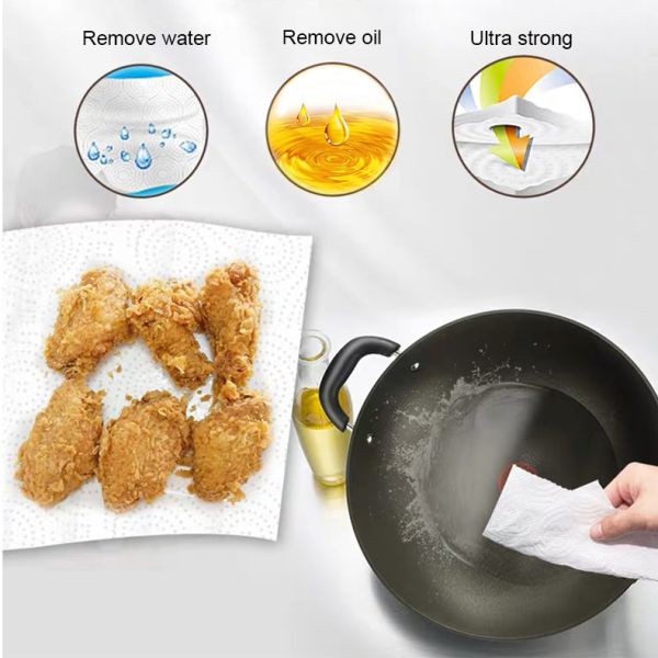 Ultra Soft Kitchen Tissue Paper Towel Dust-Free Skin Care Twel Paper for the Kitchen
