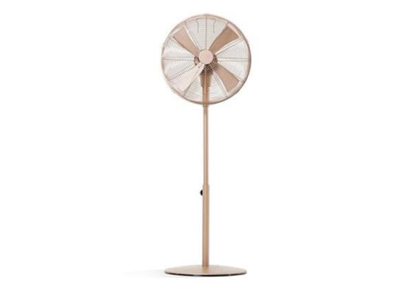 Matellic Safety Grill Electric Stand Fan Heavy Duty Round Base 4 Blade 50W