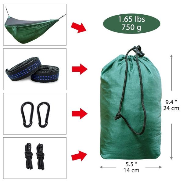 L260cm Portable Camping Hammock