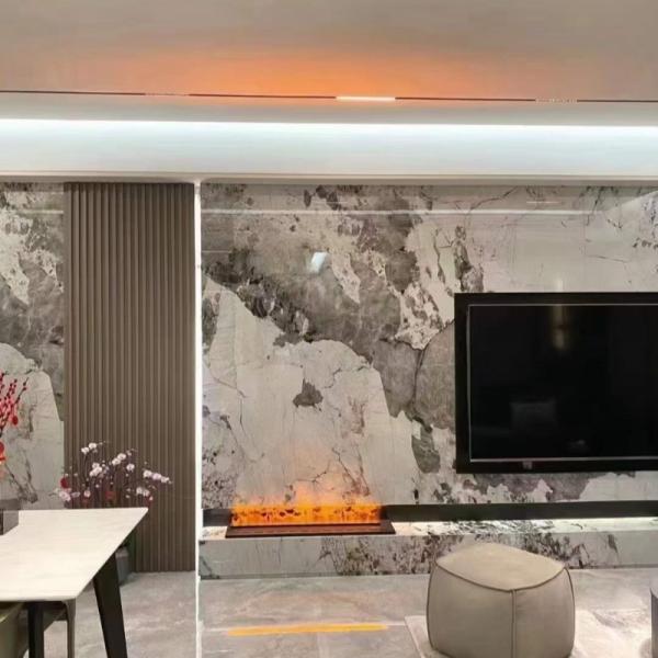 Interior Wall Decor Materials Marble Bamboo Charcoal Board Veneer for Home Decoration