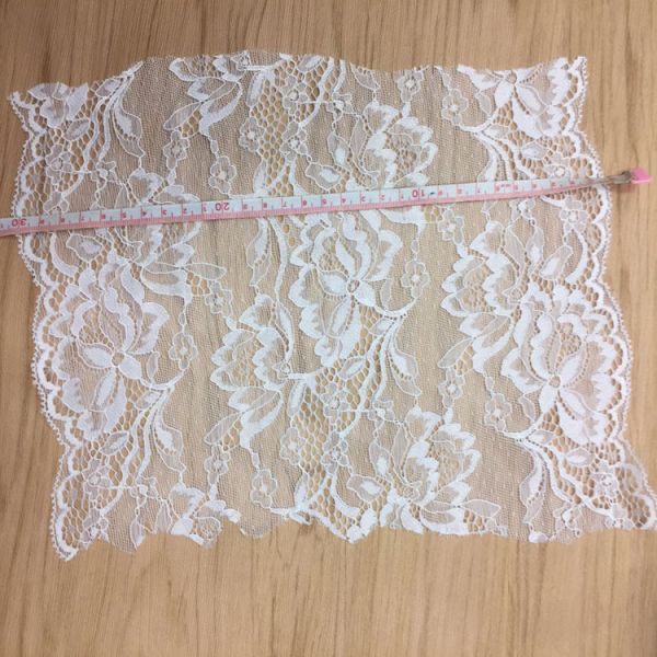 30cm wide 2017 New Fashion Lace Border/ underwear cotton lace edge in Ivory Color