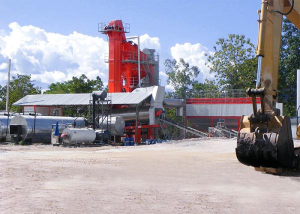 Stationary Batch Type Hot Mix Plant Heavy Duty Low Maintenance Operation
