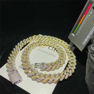 Polegada cubana feita sob encomenda GRA Cuban Link da colar 24 da corrente de