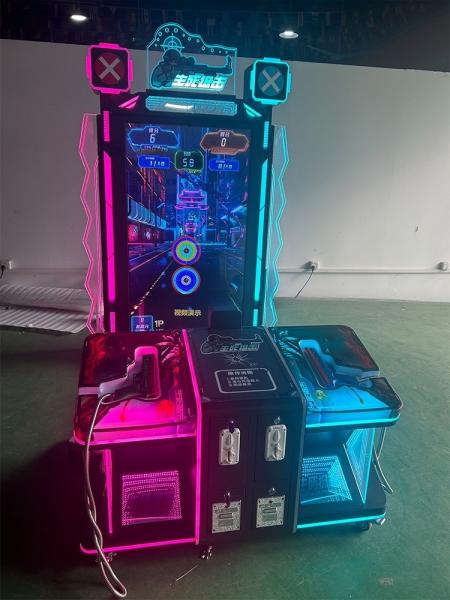 Two Players Arcade Shooting Game Machine With Luxury Appearance