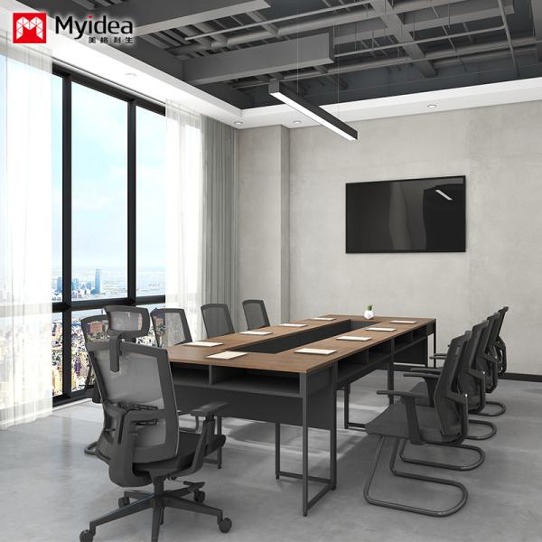Myidea Panel Wooden Office Furniture Side Table Computer Desk with Drawers Customizable Simple Modern Design