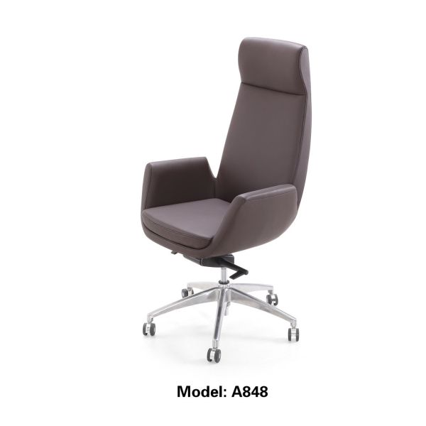 ODM Tilt Leather Executive Swivel Chair Ergonomic