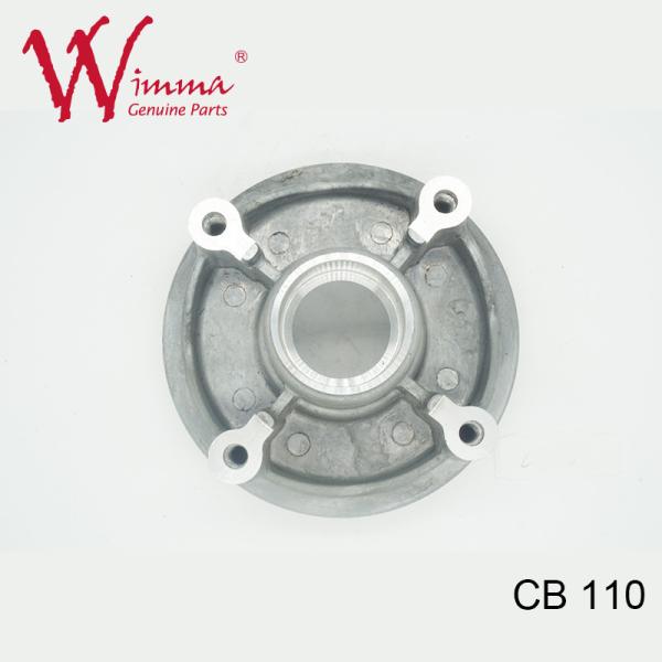 Centre de roue de moto chinoise CB110 Centre de roue arrière tampon Couleur argentée