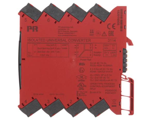 IP20 Universal Isolated Signal Converter Input For RTD TC Ohm Potentiometer PR 3114