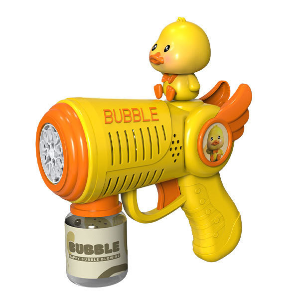 Unisex Fully Automatic 10 Hole Electric Bubble Blowing Toy for Children Cartoon Gift