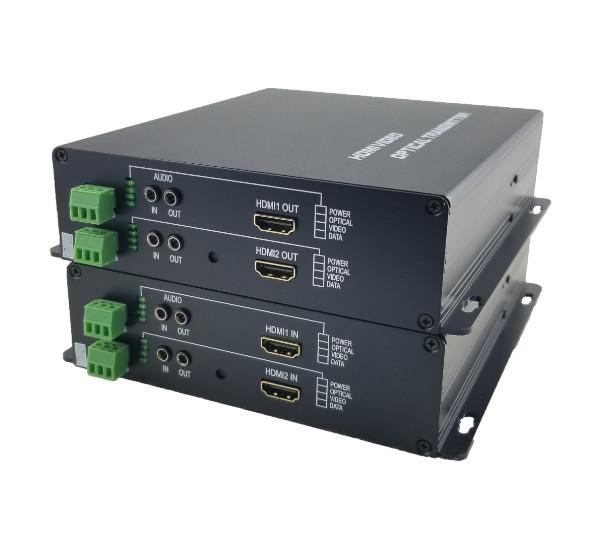 2 channnel HDMI fiber optic cctv FULL HD video converter 1080p HDMI Fiber Optical audio Transmitter and Receiver