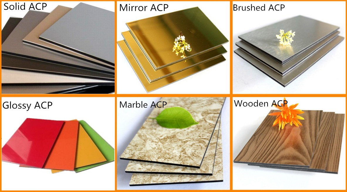 PVDF wood grain Aluminum Composite Panel weather resistant for  exterior facade cladding
