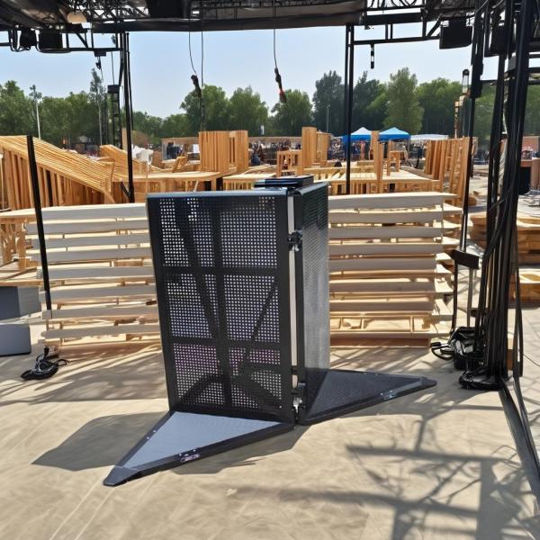 Lightweight Aluminum Crowd Control Barricades , Aluminum Concert Crowd Barriers