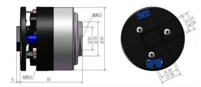 KG-5560DC28.8 Brushless DC Motor DC28.8V 110000RPM For Vacuum Cleaner