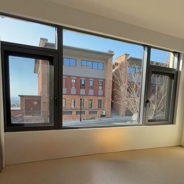 Eficiencia energética de la ruptura térmica insonorizado de aluminio de aleación Casement Ventanas para residencial