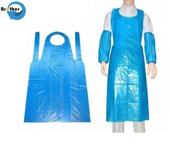 Hot Sales Wholesale Personal Protection New Clear Plastic Waterproof Disposable Aprons Cleaning Disposable PE Apron