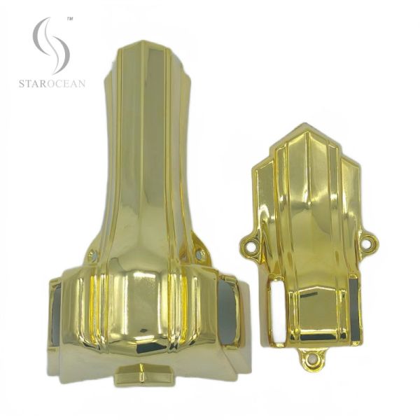 Color dorado suministros de accesorios para ataúdes, adornos para ataúdes de Navidad peso ligero 10#