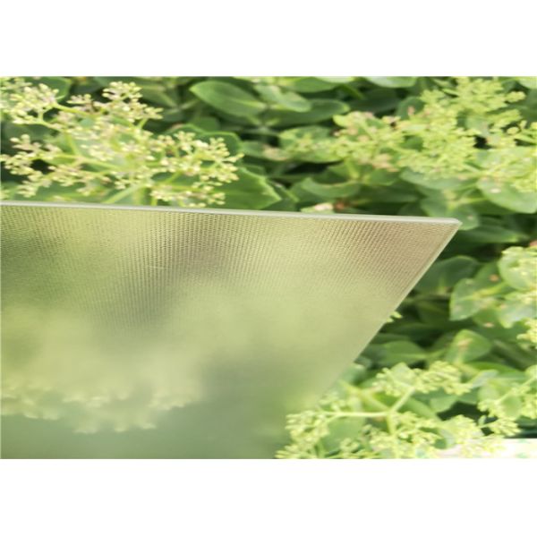 Flat Mistlite Patterned Glass 3.2mm 4mm Toughened Safety Glass Solid Structure