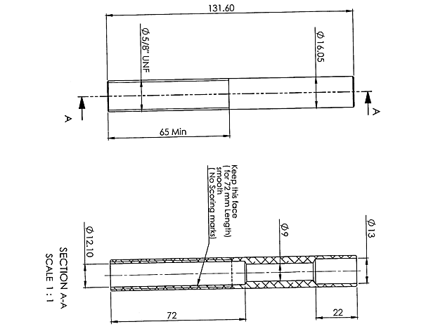 Tubo redondo de aluminio de pared delgada Tubo de aluminio de aluminio