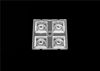 3535 / 5050 LED Lens 4 In 1 Flood Light Lens With 25 Degree Beam Angle