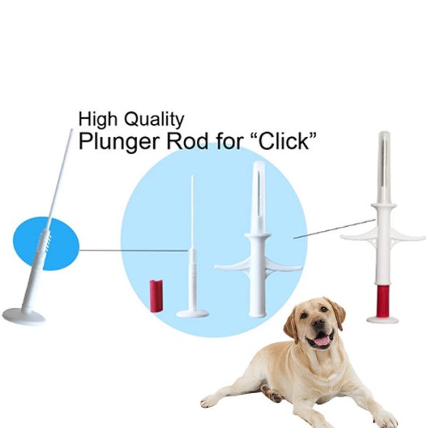White Syringe Pet Tracker Microchip EO Gas Sterilization 134.2KHz Identification Track
