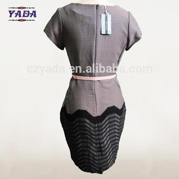 Women slim fit bodycon print border design China dress fashion woman clothes women ladies for sale