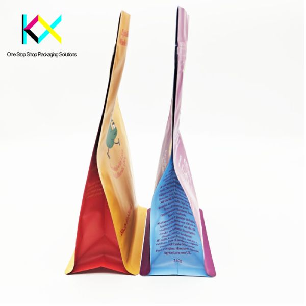 Easy Tear 500g Coffee Packaging Bags Resealable Zipper With Valve