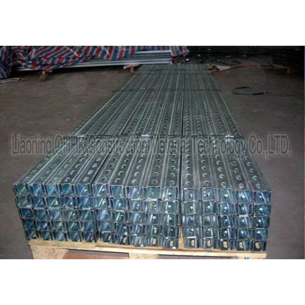 Anti Corrosion Galvanized Steel Square Tubing Z Channel 50mm To 80mm Width