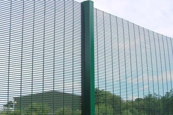 Clôture en treillis soudé galvanisé à chaud vert de 4,0 mm