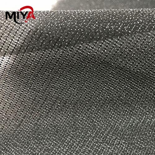 White / Black Fusible Interlining 30gsm Polyester For Clothing And Garments