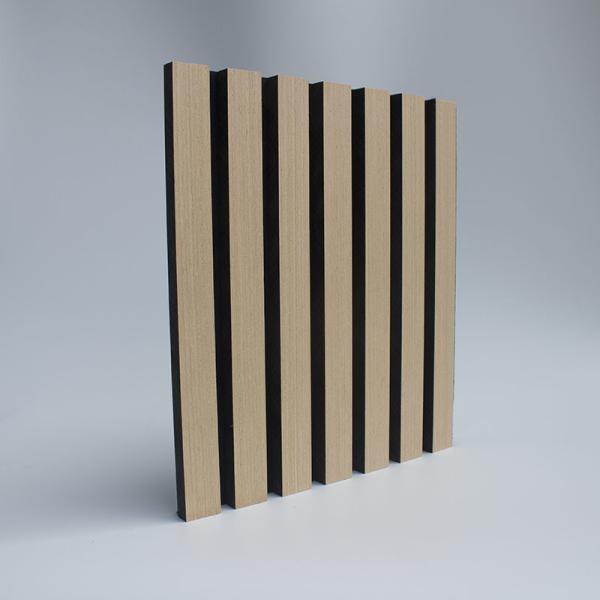 Harmless Recycled Acoustic Wood Wall , Moistureproof Timber Slat Panels