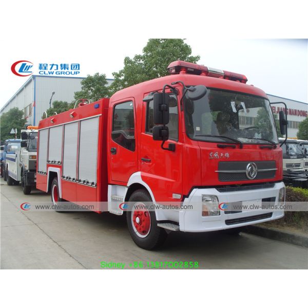 Тележка спасения огня цистерны с водой Dongfeng Тяньцзиня 4x2 8000L