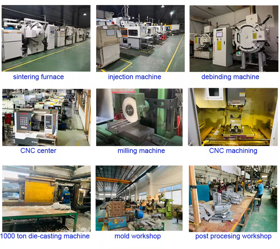 Compétitive MIM poudre métallique de moulage par injection d'usinage de petites pièces pour montre