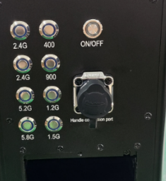 Mochila leve portátil Drone Jammer RF High Gain Omni Antenna drone radio frequency jammer HS102B-PC-I