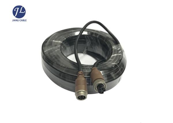 Car Backup Camera Extension Cable With 5 Pin Screw Aviation Connector