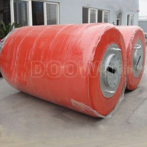 Foam Filled Through Chain Mooring Large Ocean Chain Support Buoy
