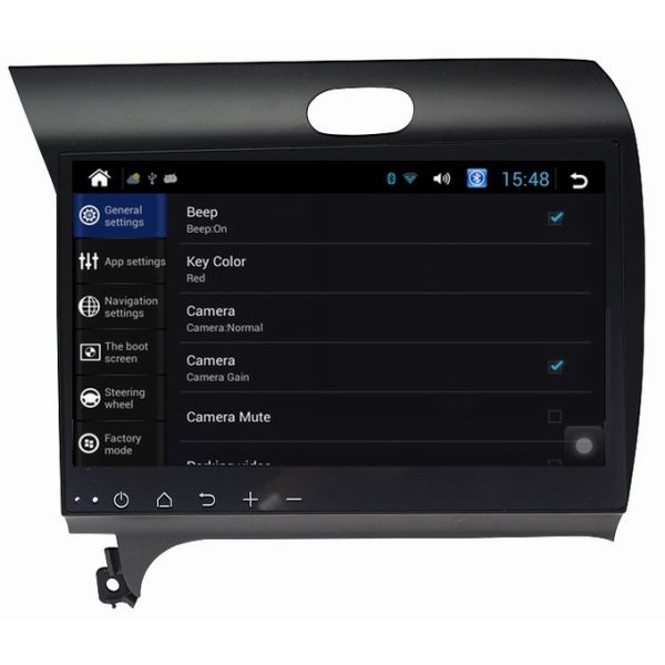 Ouchuangbo Kia K3 2013 android 4.2 car media with gps navigation bluetooth steering wheel control