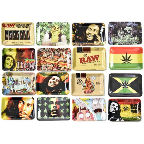 180 * 125mm Portable Cigarette Tray Weed Cannabis Roller Operation Tray