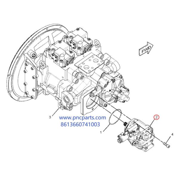 Вентиляторный двигатель насоса поршеня 295-9426 E349D E345D C13 для экскаватора CAT