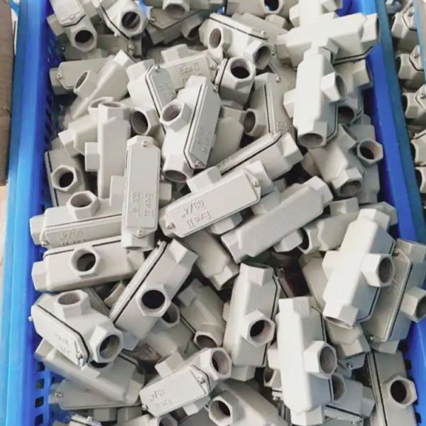Wire Box Threading Straight Box ATEX Explosion Prevention Ex Aluminum Alloy Junction Box Explosion Proof Light Wire Protection