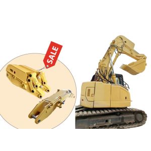 Brazo corto de excavadora para túnel con pluma y cuchara / martillo